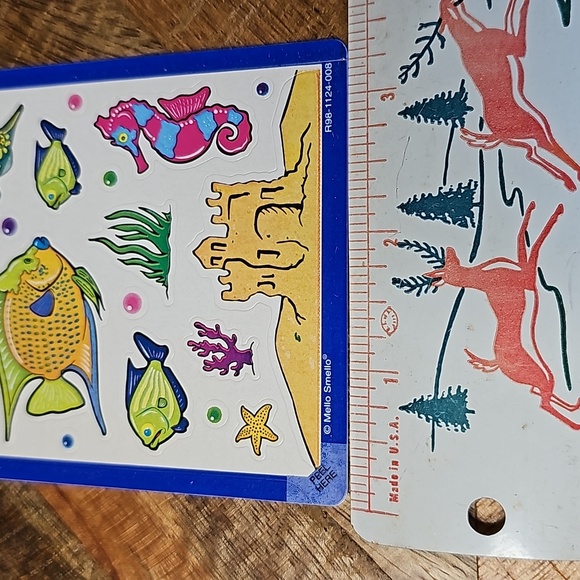 Vintage Mello Smello sticker sheet fish - Picture 3 of 6